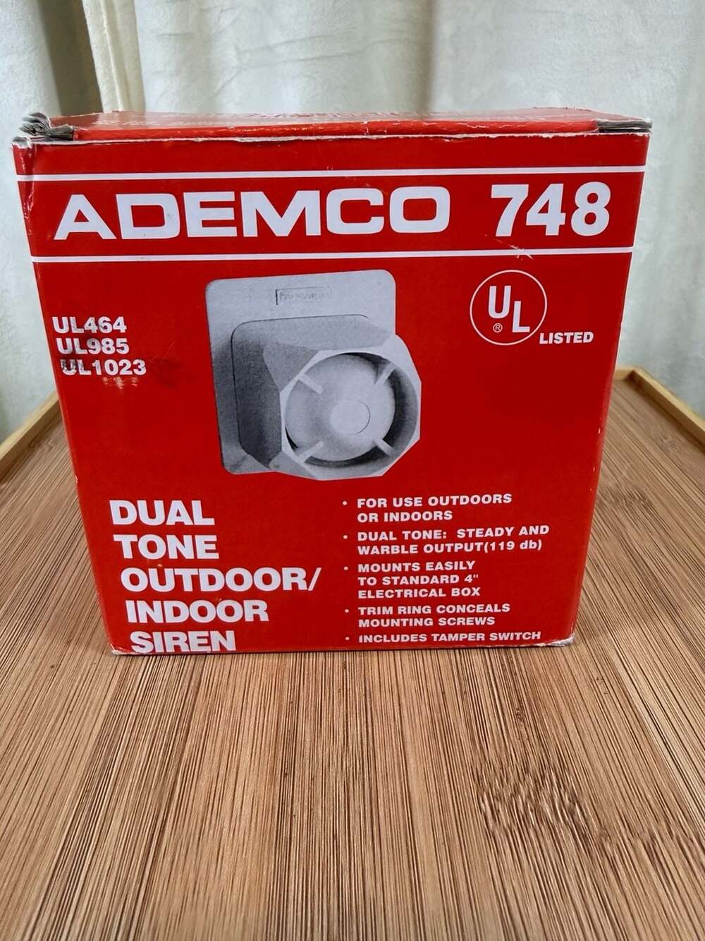 Honeywell Ademco 748LC Two-Tone Low Current Siren